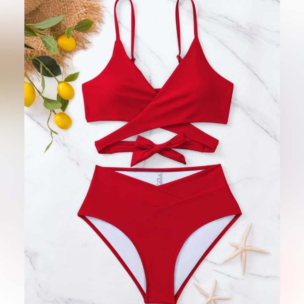red bikini